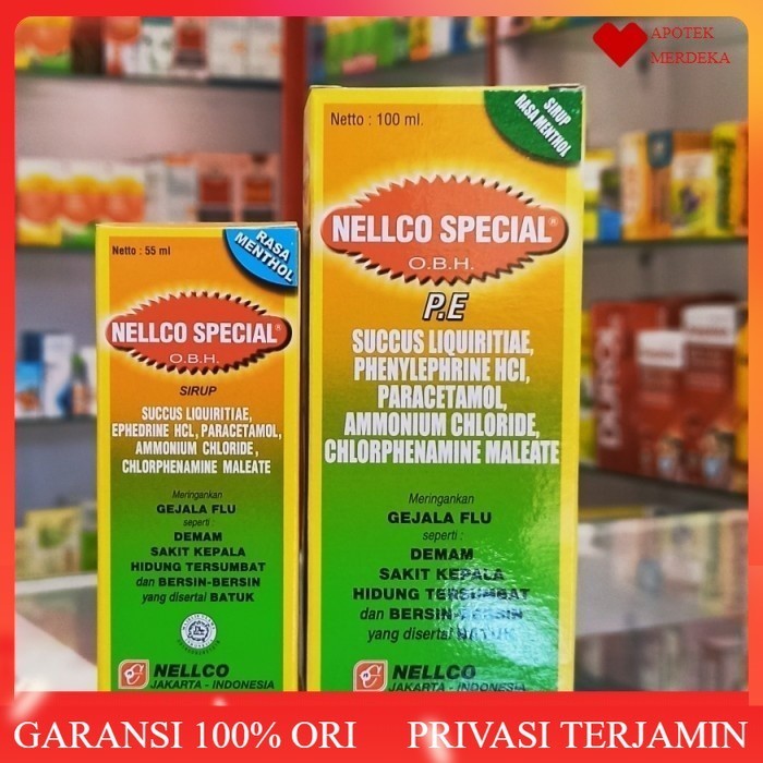 Nellco Special Obh / Obat Batuk Dan Pilek / OBH Nelco