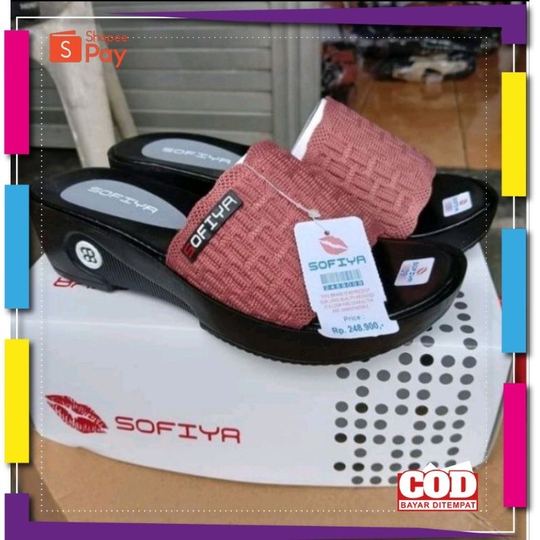 [PREMIUM ORIGINAL] Sandal Wanita Rajut Sofiya Terlaris/ Sandal Wedges Rajut Sofiya Terbaru
