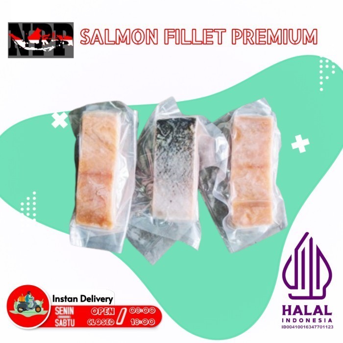 

Ikan Salmon Fillet Premium Fresh Frozen @1kg