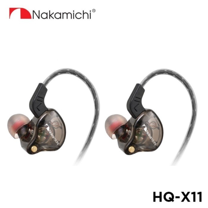 Nakamichi HQ X11 Dynamic Driver In Ear Monitor Wired Earphone Mic