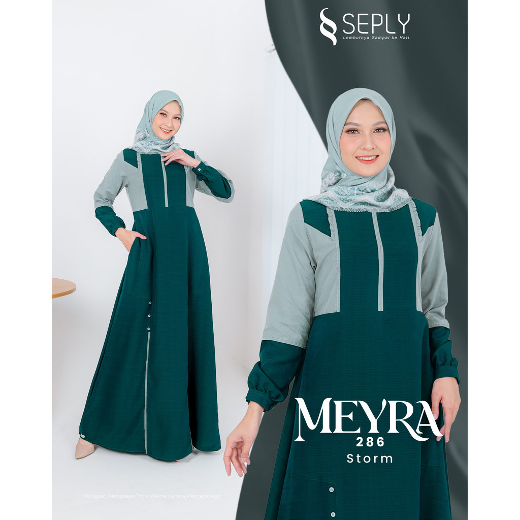 Gamis Syar'i Dress Muslimah Meyra 286 by Seply