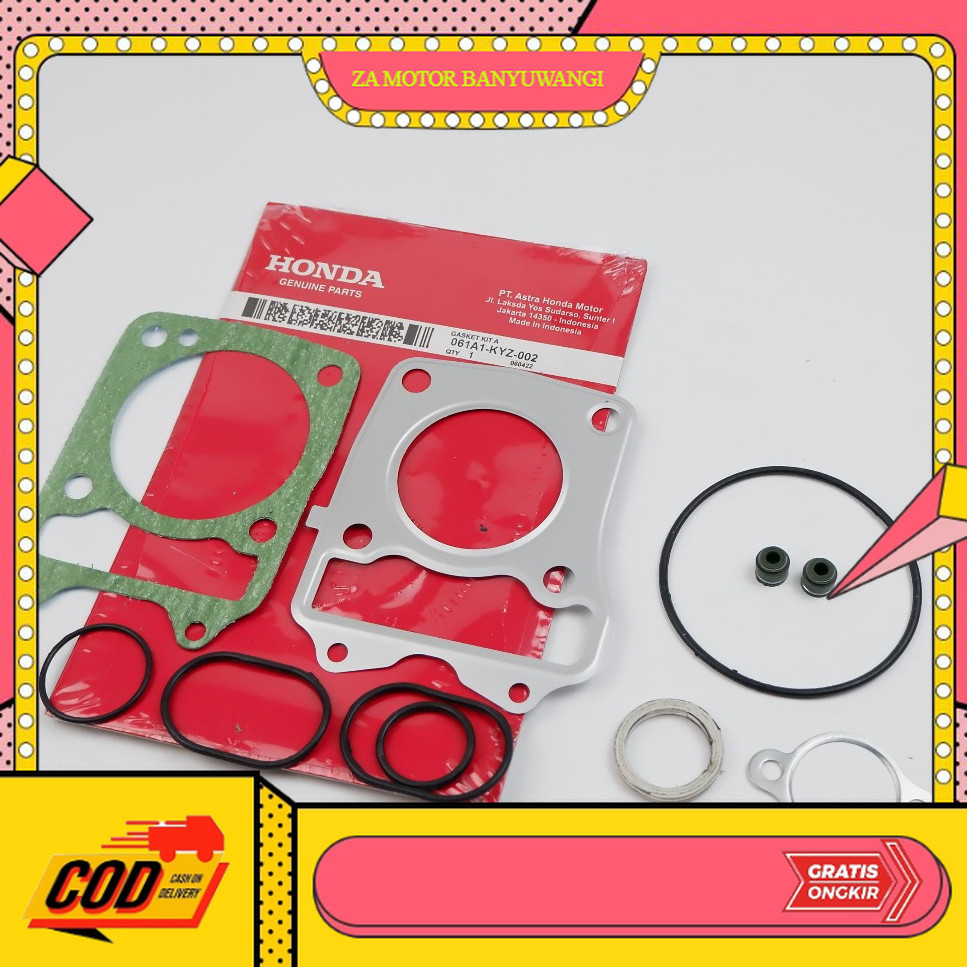 Paking Blok Supra 125 fi Ori / Top Set Paking Blok Seher Supra X 125 FI KYZ