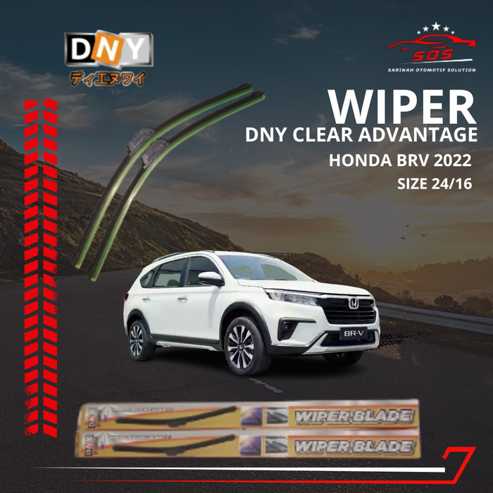 Wiper Depan Honda BRV 2022 Frameless MURAH