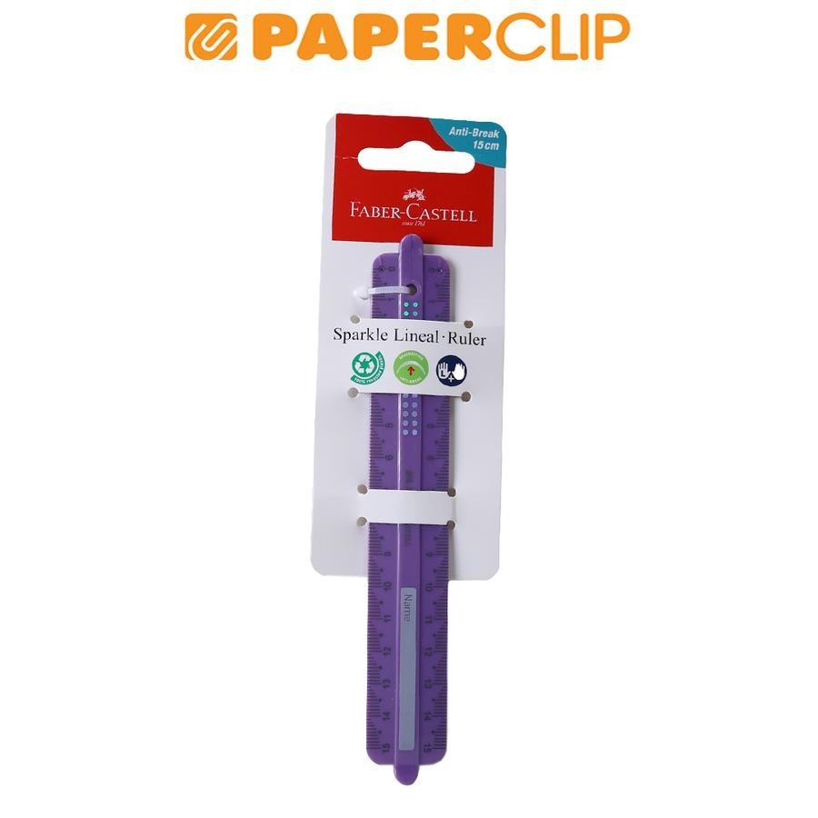 

PENGGARIS / RULER FABER CASTELL SPARKLE 15CM 172015
