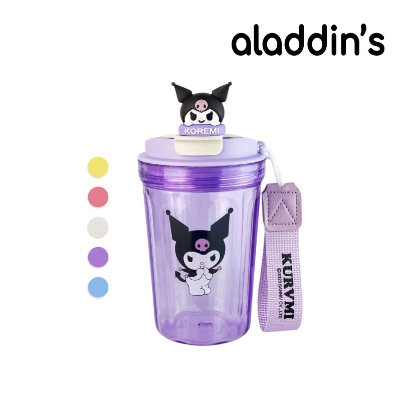 aladdin's Botol Minum Anak With Strap Gelas Karakter Sanrio Kuromi Cinnamoroll 500ML, AP-500/SANRIO