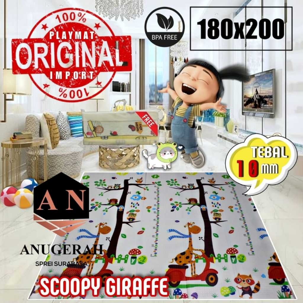 WS4RF IMPORT PLAYMAT XPE FOAM PREMIUM 150X200 180X200 FREE BAG - PLAYMAT HIGHEND