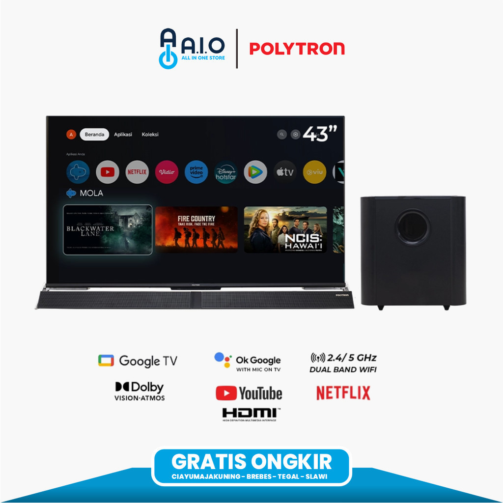 POLYTRON -  GOOGLE TV 43 - PLD 43BUG5959