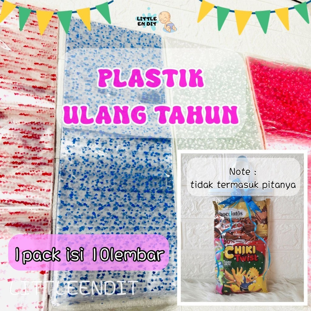 

Littleendit PB02 Plastik OPP Bingkisan Ulangtahun/ Plastik Birthday/Goodie Bag Souvenir/ Plastik Snack/ Kantong Ulangtahun