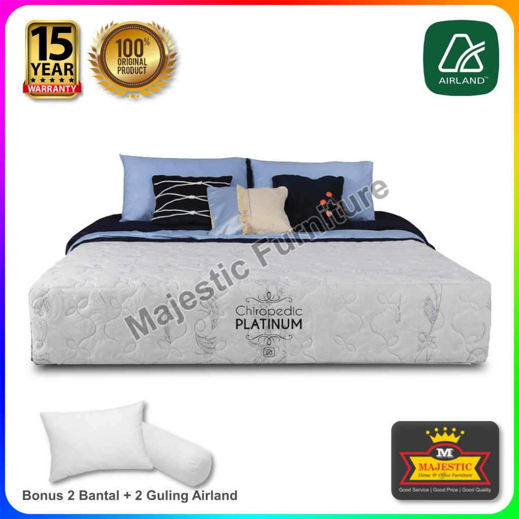 Kasur Springbed Airland Chiropedic Platinum - 90/100/120/160/180/200 - Airland Springbed (Jogja)