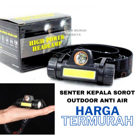 DISKON SENTER Kepala LED Maget Premium ORIGINAL Headlamp Murah Import Cas SENTER GROSIR BISA COD