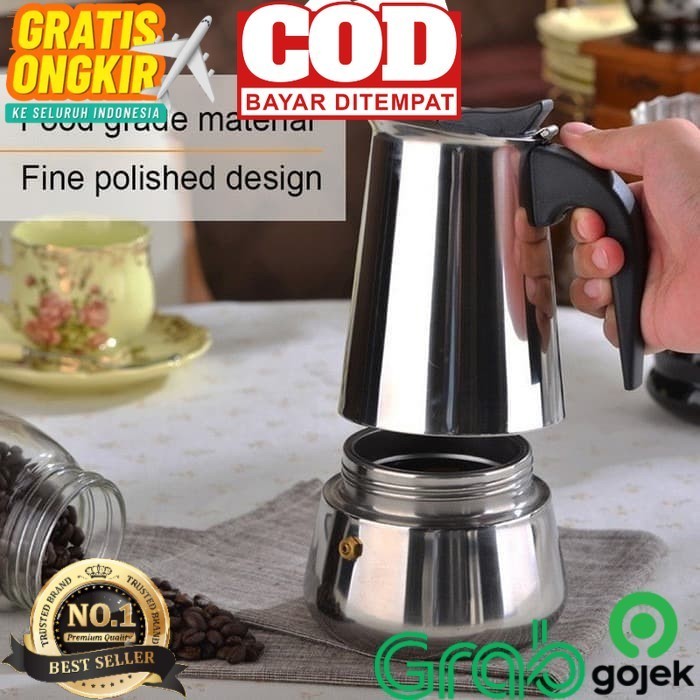 Moka Pot Kepler 2 Cup 100 ml DM