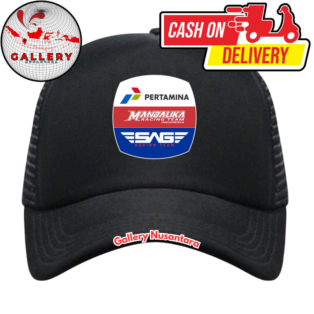 Gallery Nusantara Topi Trucker SIRKUIT MANDALIKA - Topi Distro SIRKUIT MANDALIKA Logo - Topi SIRKUIT