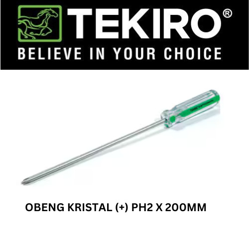 TEKIRO OBENG KRISTAL (+) PH2 X 200MM