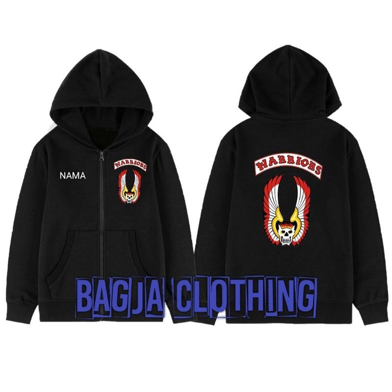 jaket Hoodie zipper anak laki-laki The warriors gank logo// PRODUK MURAH PROMO SALE