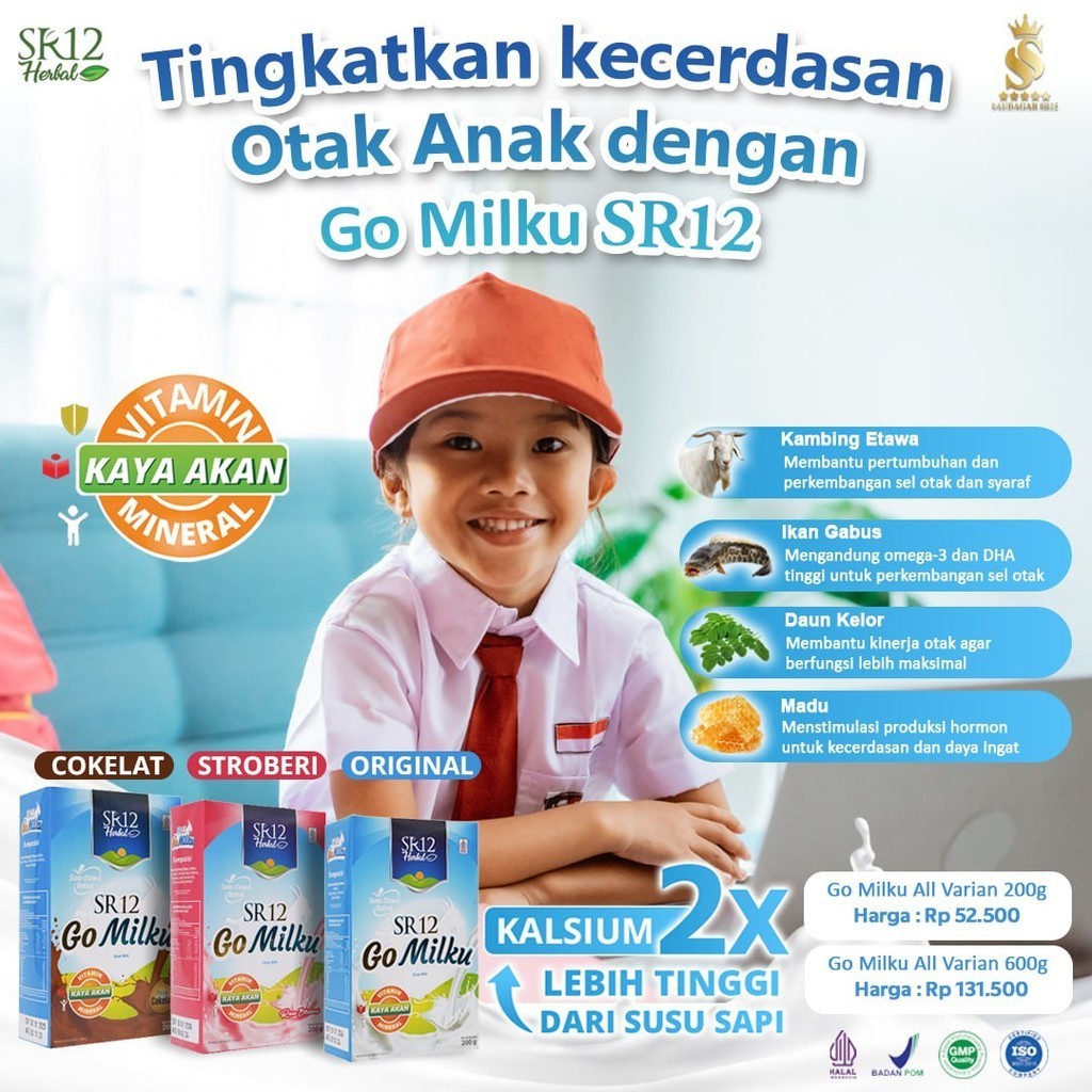 

Go Milku SR12 Halal Susu Kambing Etawa Premium Meningkatkan Kesehatan Imune Aman Untuk Bumil Busui