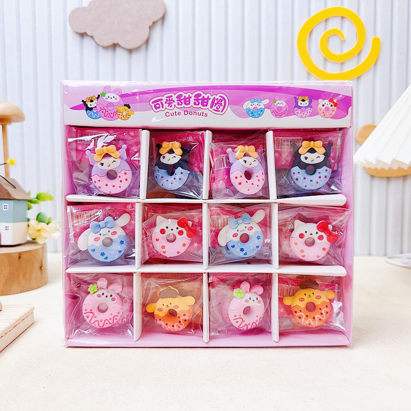 

( OTH1050 ) ( DIJUAL SATUAN ) ( KIDS ) Alat tulis penghapus pensil eraser - sanrio kuromi cinnamoroll hello kitty melody pompompurin- black hitam purple ungu blue biru pink merah muda white putih yellow kuning