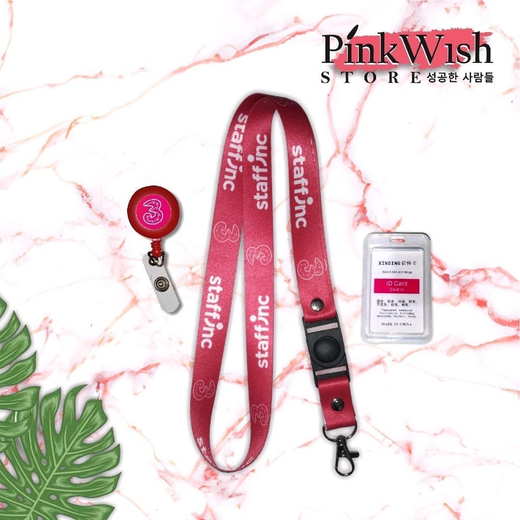 

Tali idcard TRI STAFFINC MERAH [READY STOCK] TERMURAH !!! Beli Eceran Rasa Grosir