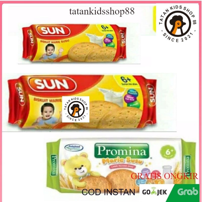 Promina Sun Biskuit Bayi Marie Susu Mpasi 6 Bulan