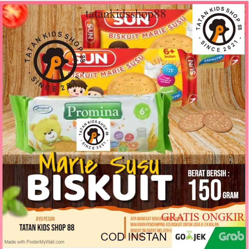 Promina Biskuit Sun Bayi Marie Roll Susu Mpasi