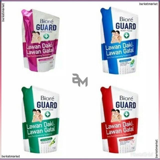 Biore Body Foam Wash Sabun Mandi Cair Cair. Refill Botol Guard 250ml 100ml 400ml 450ml 500ml 550ml 8