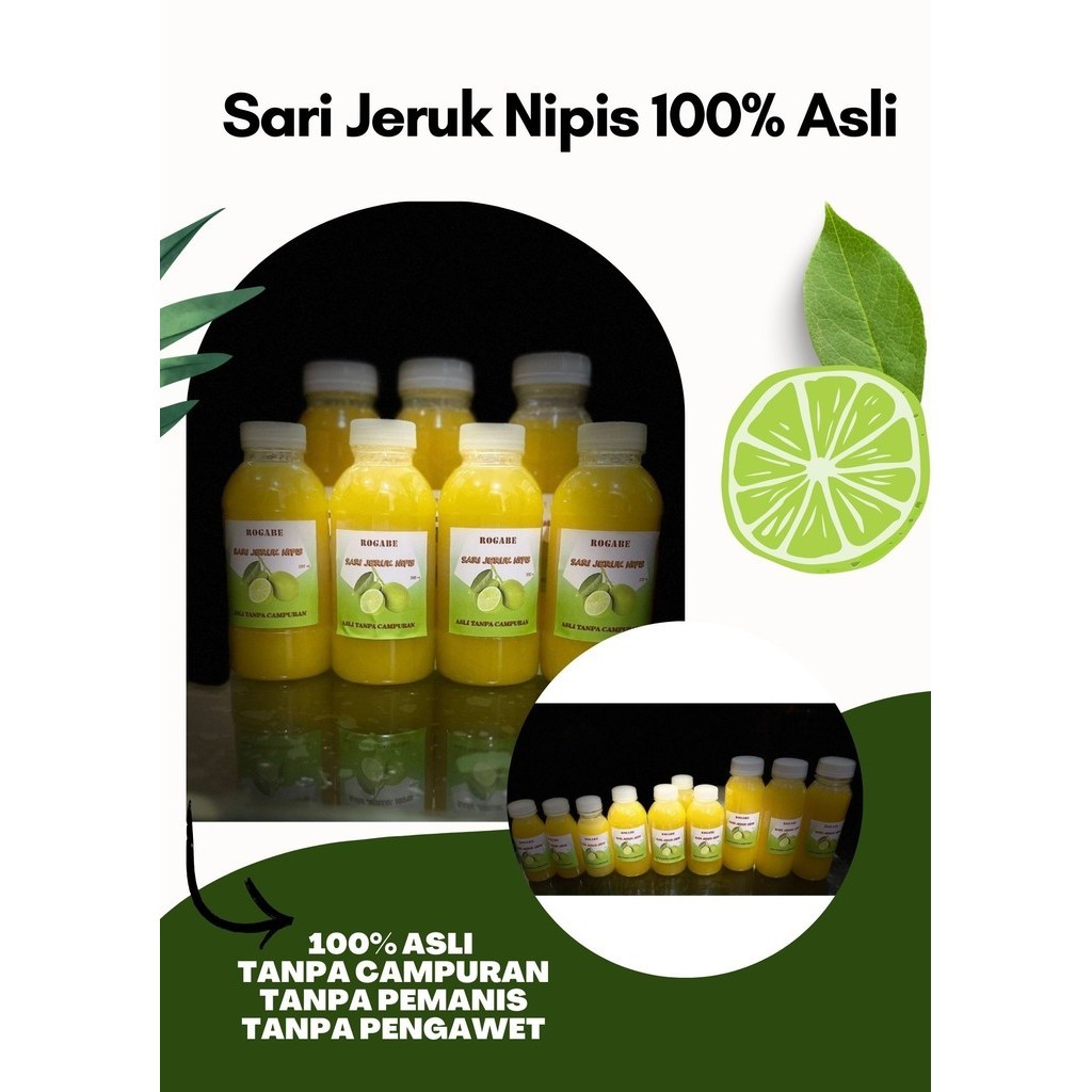 

Perasan Jeruk Nipis 100% Murni / Sari Jeruk Nipis / Original / C B