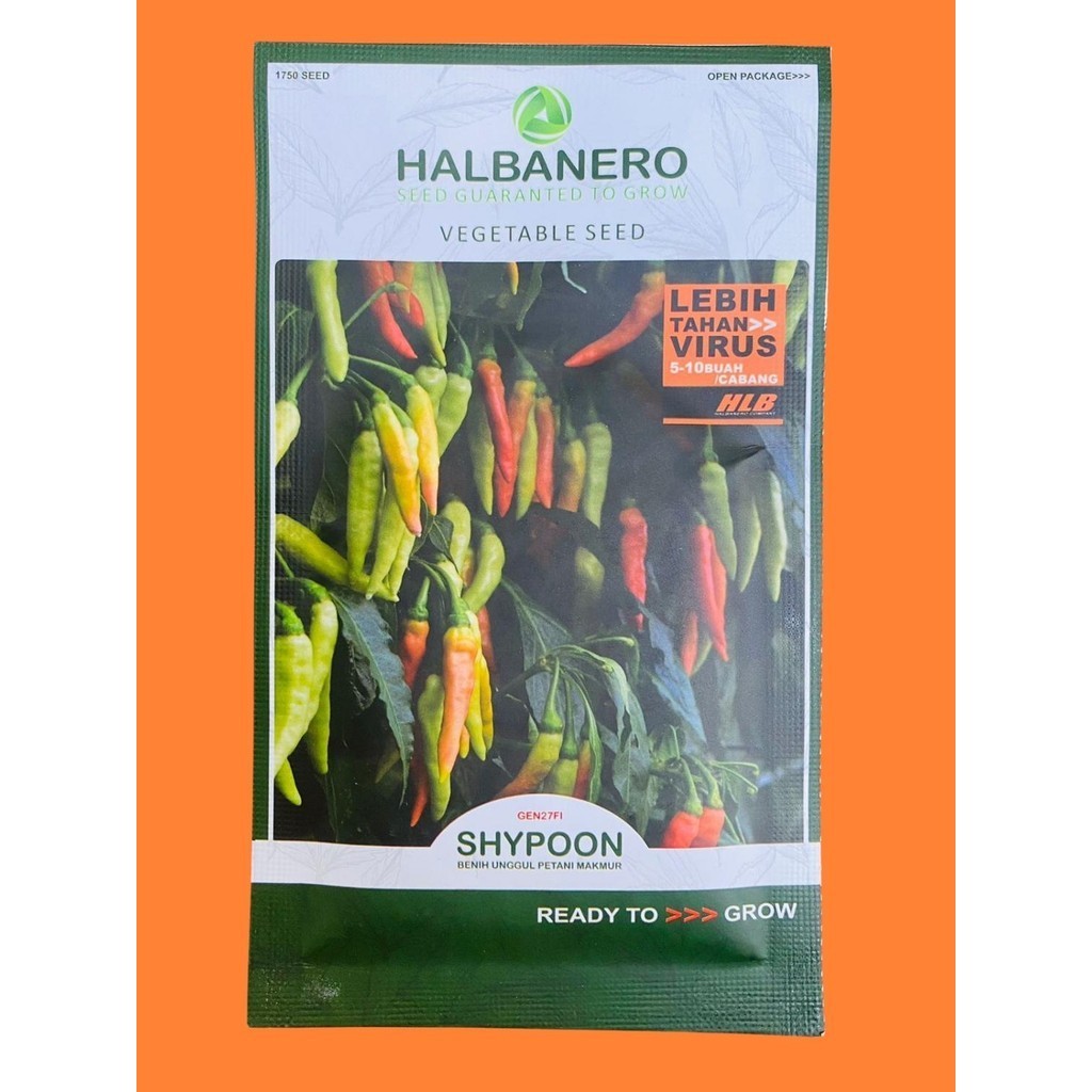Benih Cabe Cabai Rawit SHYPOON isi 10gr dari Halbanero