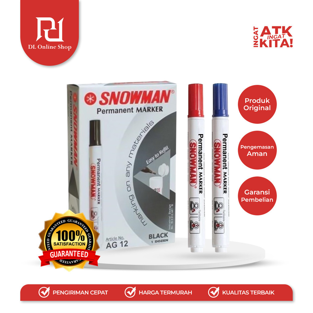 

SNOWMAN SPIDOL PERMANENT/ PERMANENT MARKER AG-12 (1PC)