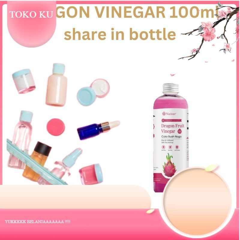 

CUKA BUAH NAGA SHARE IN BOTTLE 100 ML | CUKA BUAH NAGA | DRAGON FRUIT VINEGAR CUKA NAGA MINUMAN DIET | MINUMAN PROBIOTIK ALAMI | DRAGON FRUIT | TOKOKU