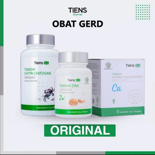 Obat China GERD Chitin chitosan, Zinc, Calsium obat herbal dari China vito farmaka herbal China Meng
