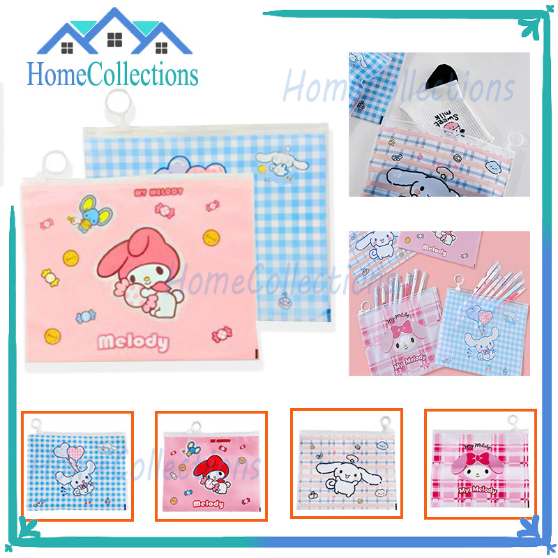 

Pouch Zipper Sanrio/Pouch Zip Kotak Serbaguna Sanrio/Pouch Kosmetik Transparan Motif Karakter