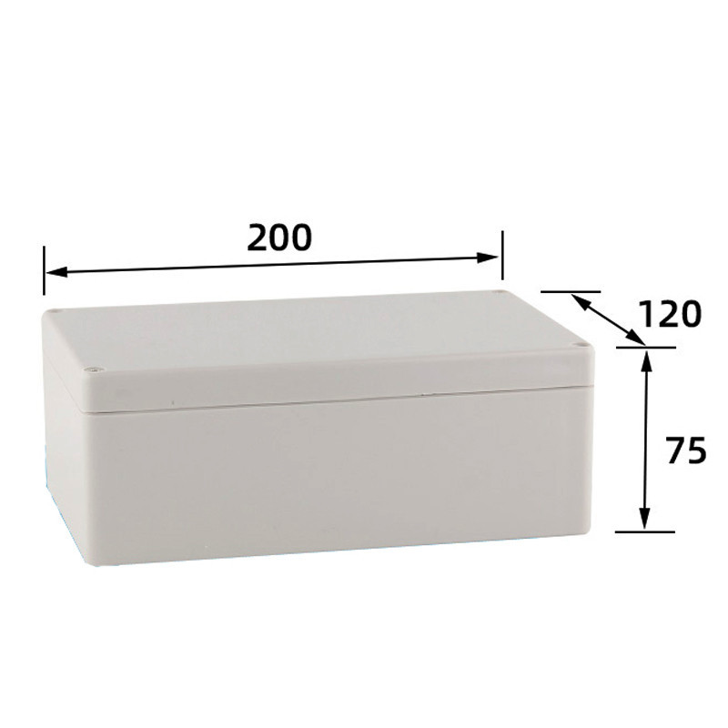 F-type ABS new material Ip67 waterproof junction box Plastic housing Ip67 Outdoor electronic safe mo