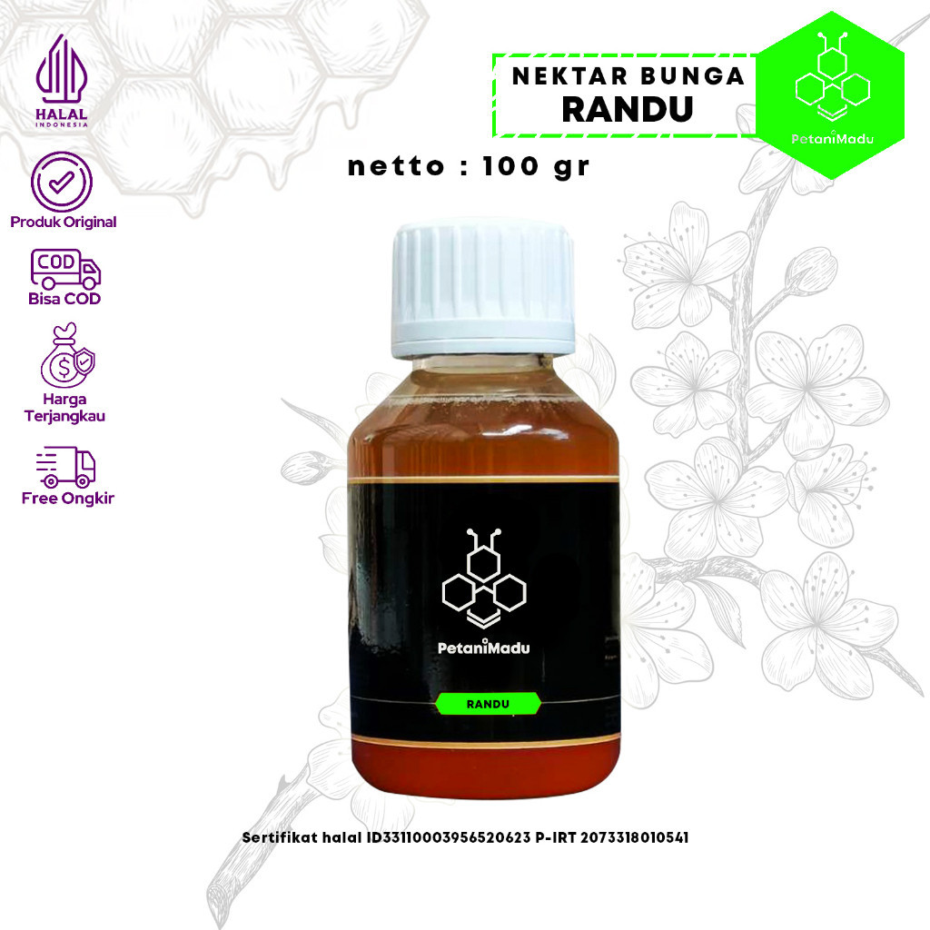 

100 Gr | Madu Asli 100% Randu Murni Original - Raw Honey