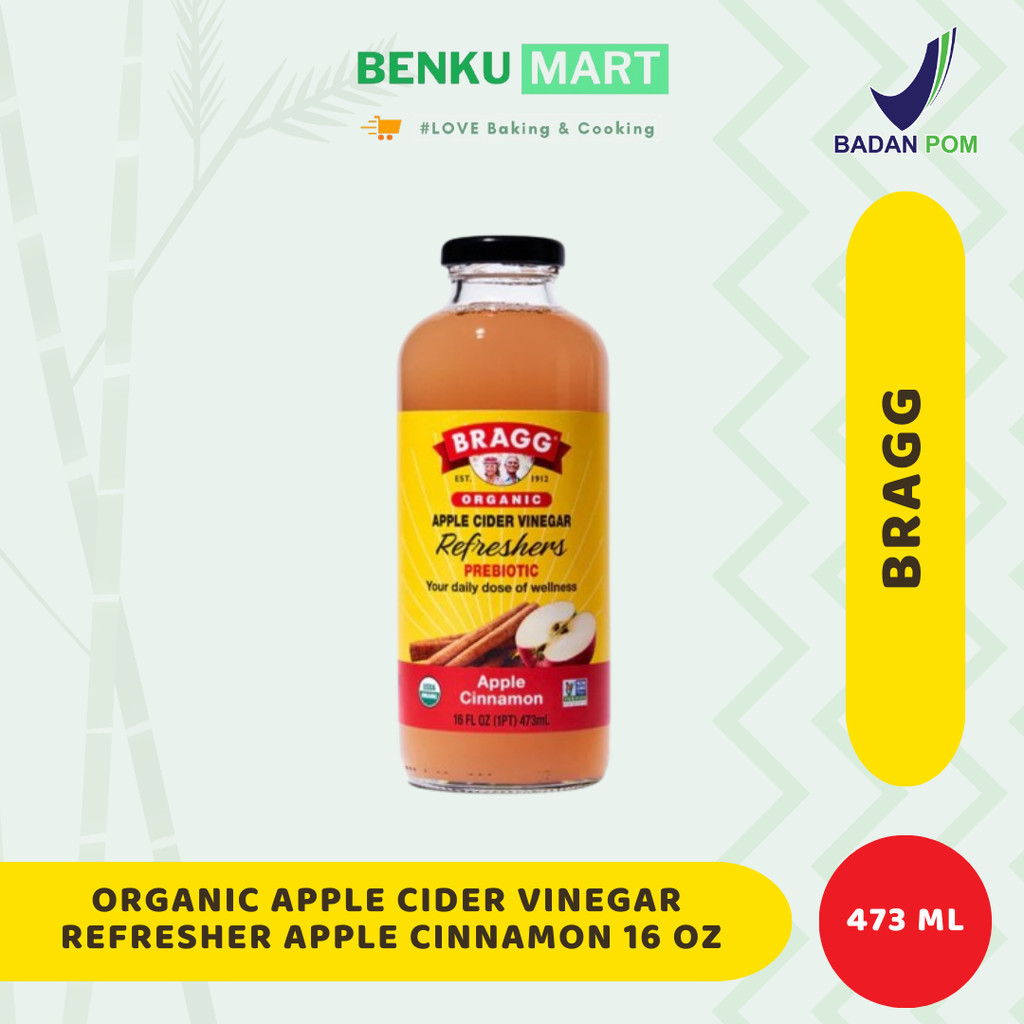 

Bragg Organic Apple Cider Vinegar Refreshers Apple Cinnamon 473ml
