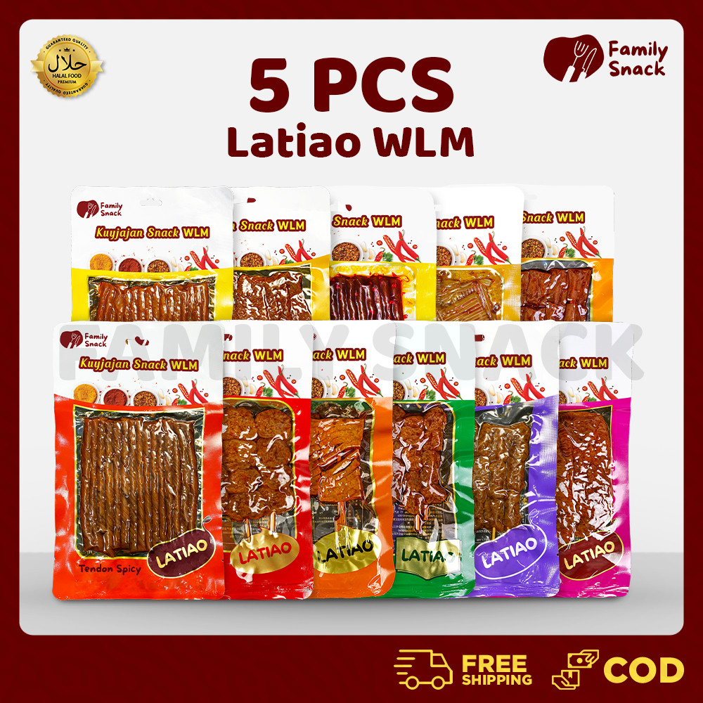 

[5 pcs] [HALAL] WLM Gluten Snack High Protein | Camilan Makanan Ringan Tinggi Protein