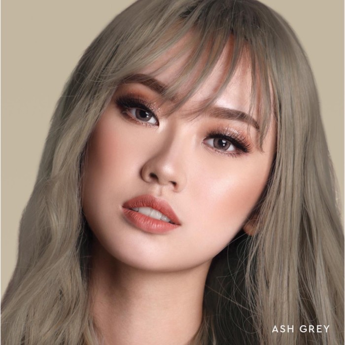 IMPLORA New Permanent Hair Color | Cat Rambut | Pewarna Bleaching - 11 ASH GREY KODE : QPOP Indonesi