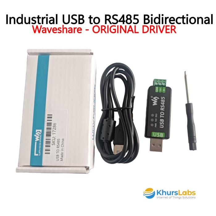 Waveshare Industrial USB to RS485 Bidirectional Converter