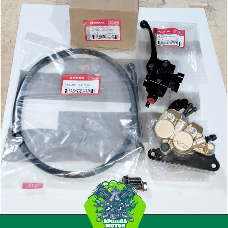 KALIPER CAKRAM SET MASTER REM DEPAN SUPRA X PNP FITNEWFIT LAMA SUPRA X125 KARISMA HONDA KEV ASLI NIS
