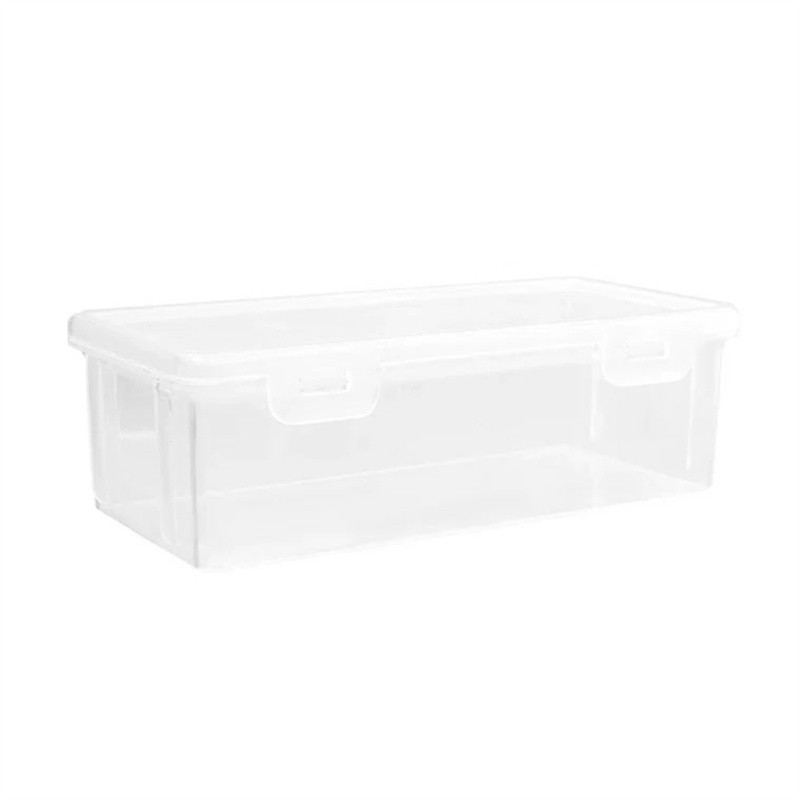 

New 1PC Large Capacity Pencil Case Box PP Material Transparent Pencil Box Stackable Office Supplies Storage Organizer Box