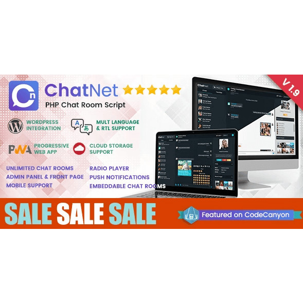 ChatNet – PHP Chat Room & Private Chat Script