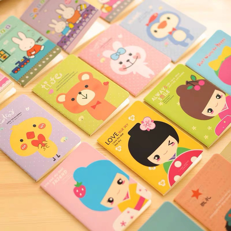 

Buku Tulis Mini / Book Mini / Buku Tulis Memo Kecil Motif / Buku Catatan Kecil