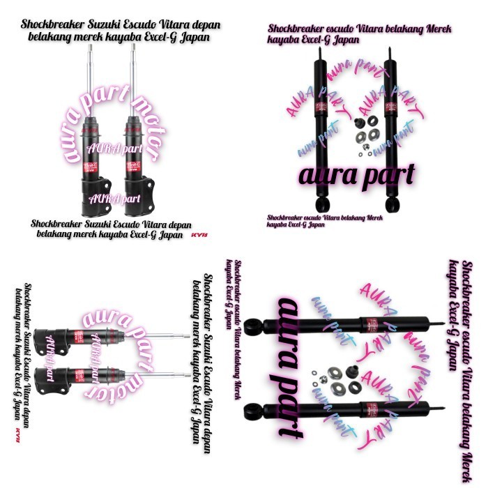 shockbreaker Suzuki Escudo vitara depan belakang merk kayaba