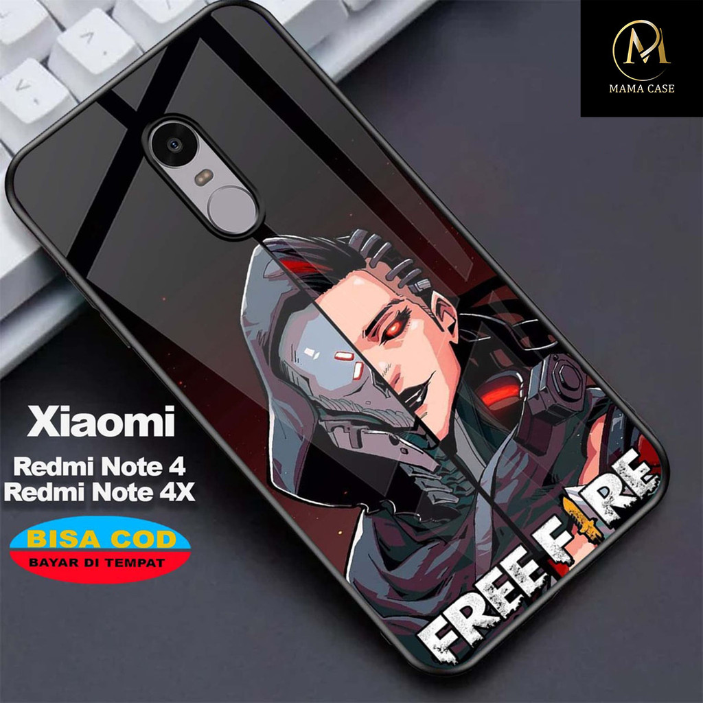 Case XIAOMI REDMI NOTE 4 / REDMI NOTE 4X MamaCase.id [ HRO FF ] Case Hp Glossy Casing Hardcase Softc