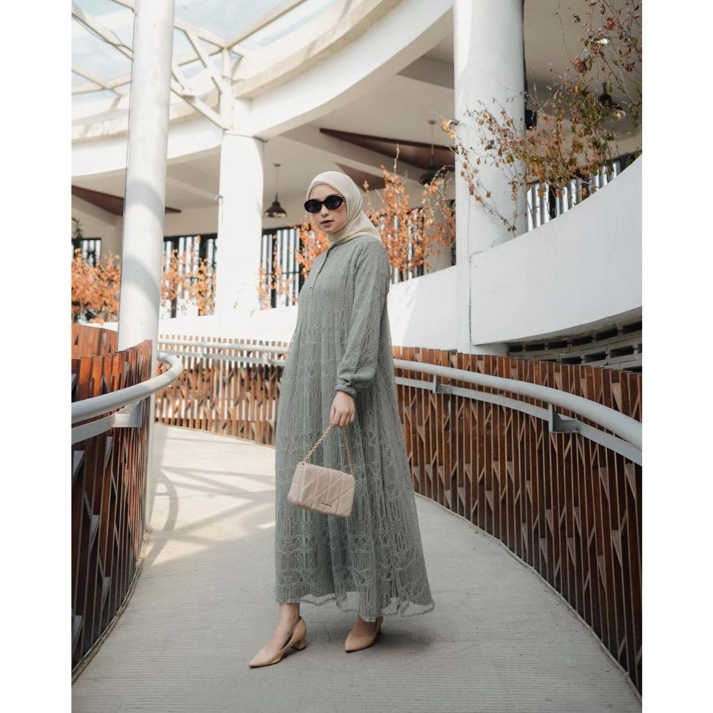 MAYUMI DRESS MIX BRUKAT ARMANY SILK BUSUI FRIENDLY SIZE M L XL XXL DRESS KONDANGAN DRESS PESTA DRESS