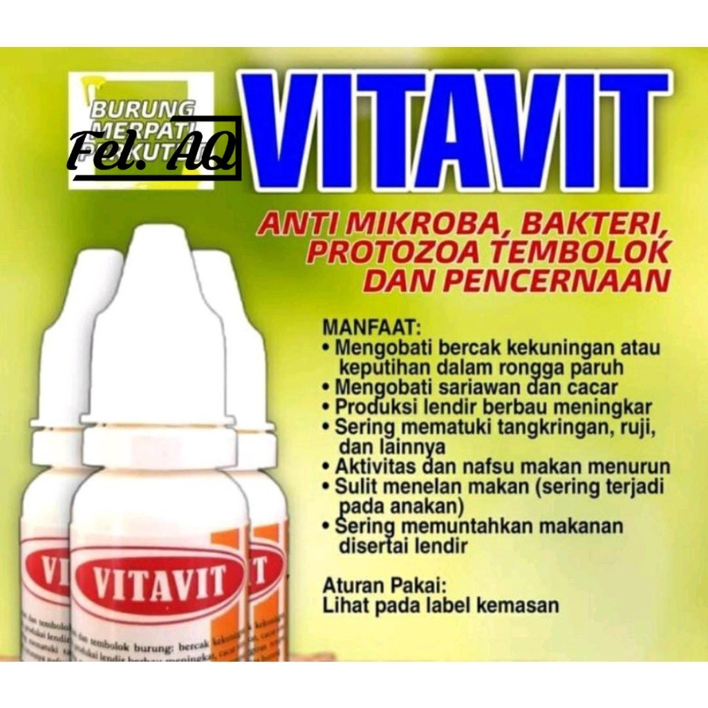 VITAVIT goc solusi mikroba bakteri protozoa pencernaan tembolok burung MURAH BERKUALITAS