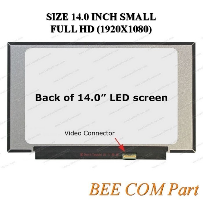 LAYAR LED LCD Laptop ASUS HP 14.0 INCH SMALL Full HD NT140FHM-N44 -BEE
