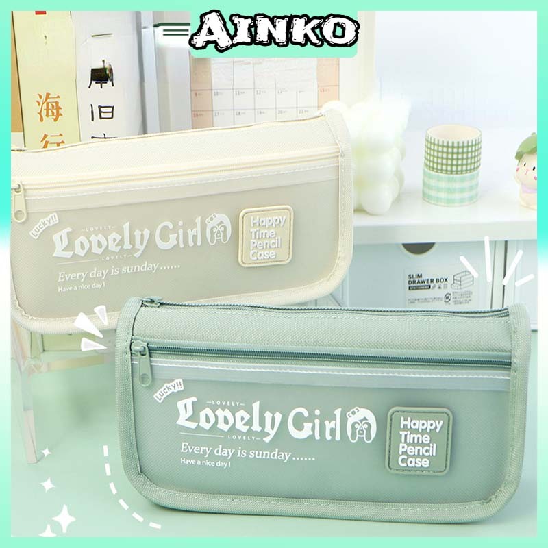 

Tempat Pensil Transparan / Simple Style Kosmetik Tas Penyimpanan / Tempat Pensil Jaring Large-Capacity Tas Pensil Transparan Pencil Case Kotak Pensil / Alat Tulis / Dompet