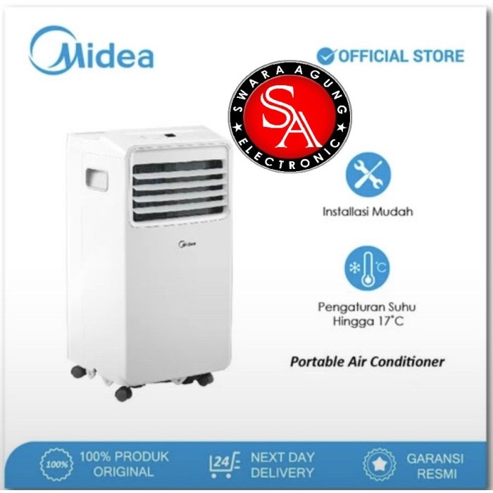 Ac Portable 0.5 PK Midea Type : MPHA-05CRN7 (Khusus Daerah Medan)