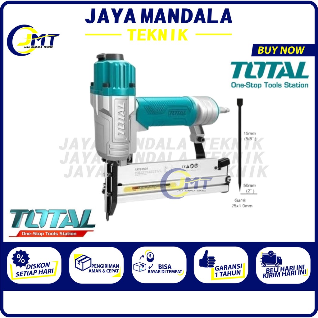 

TOTAL MESIN PAKU TEMBAK / NAIL GUN / 2 IN 1 BRAD NAILER TAT81501