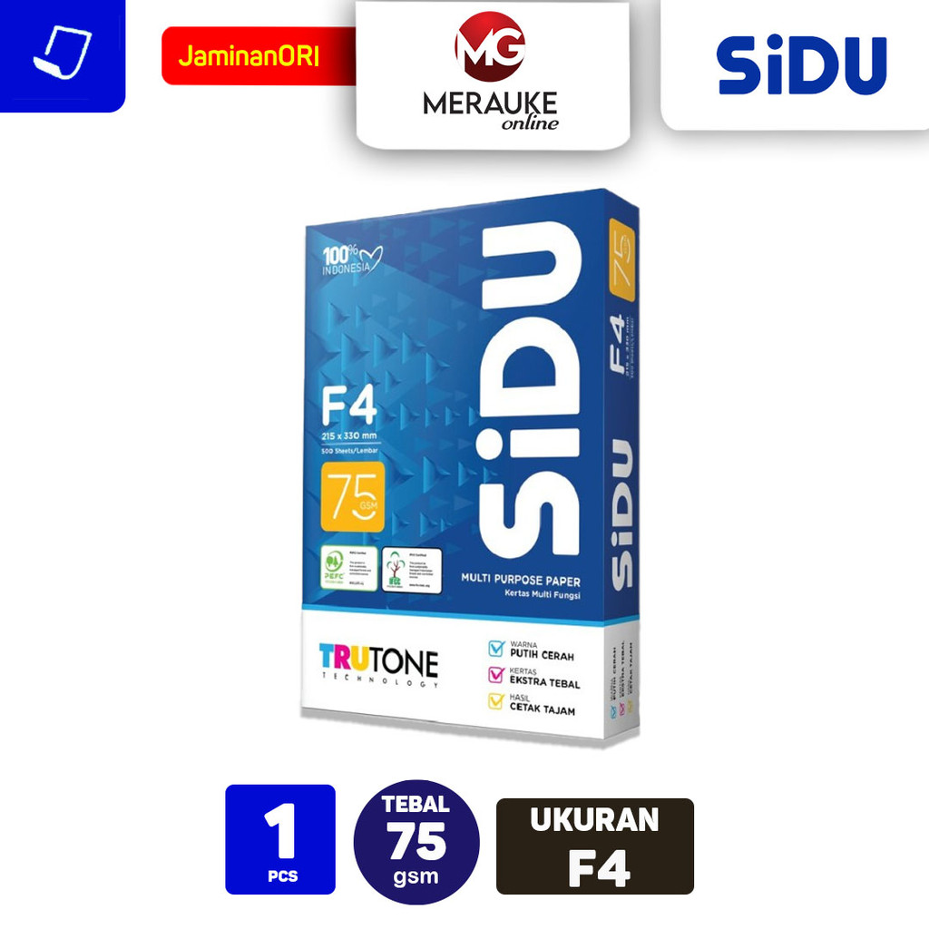 

H7Y Kertas HVS SiDu F4 75 GSM