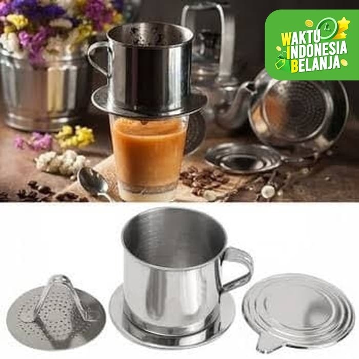 

Gelas Filter Saringan Kopi Vietnam Coffee Drip Dripper 100ml 8Q LC1 - 8Q